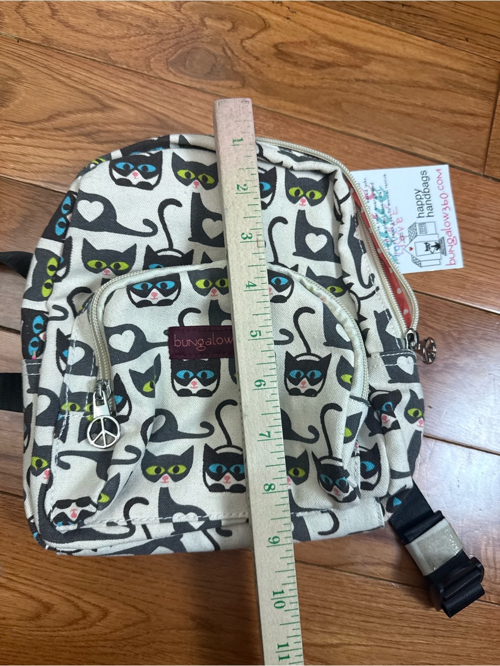Bungalow 360 Mini Backpack in Cat Print NWT - Picture 8 of 9